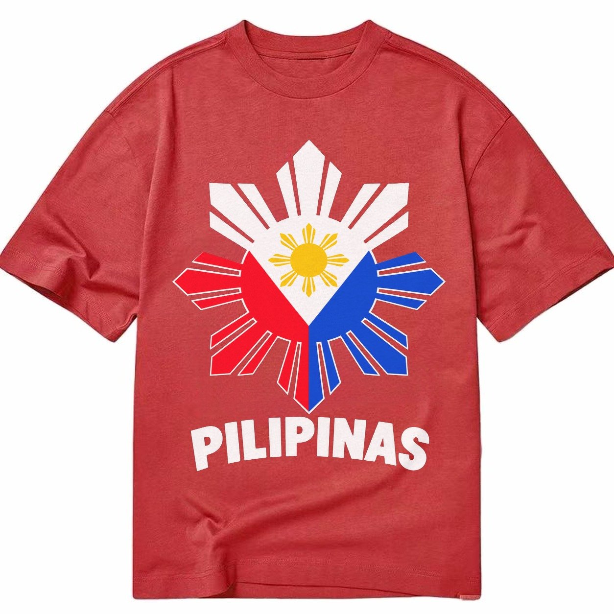 Philippines Sun Stars Classic T-shirt – Red
