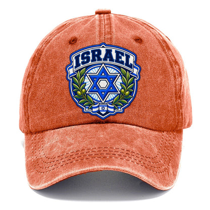 Israel Retro Badge Country Logos Classic Cap – Terracotta Clay