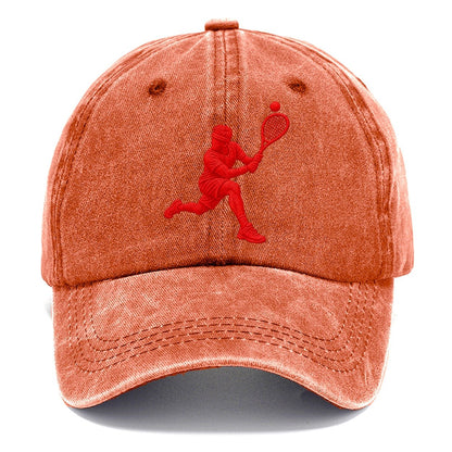 Squash Deep Backhand Lunge Micro Motion Mark Classic Cap – Terracotta Clay