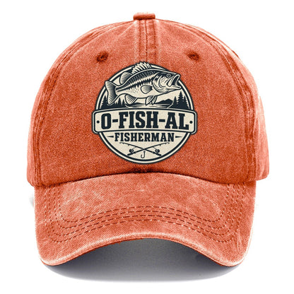 Ofishal Fisherman Fishing Elegant Classic Cap – Terracotta Clay