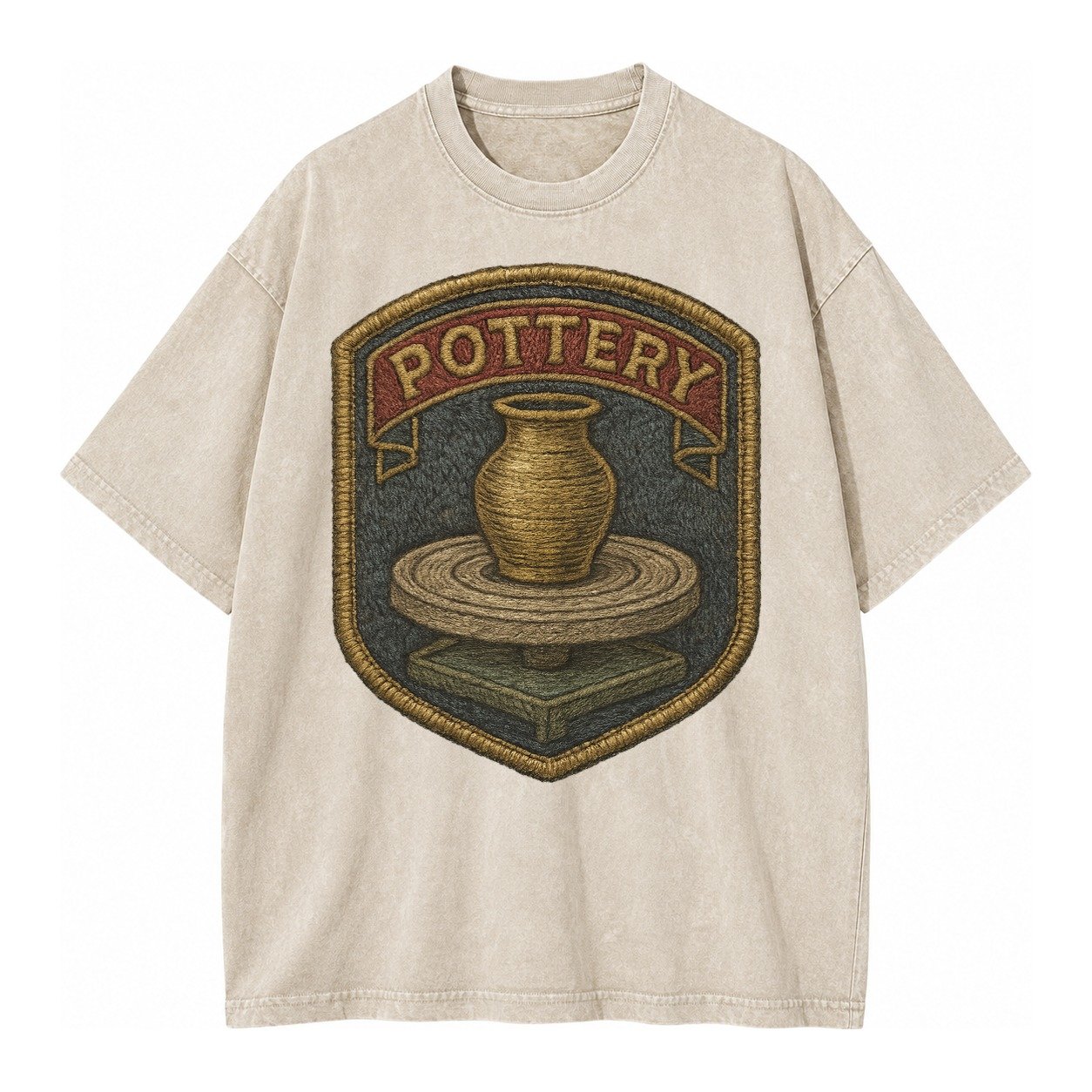 Pottery Wheel Vintage T-shirt – Off White