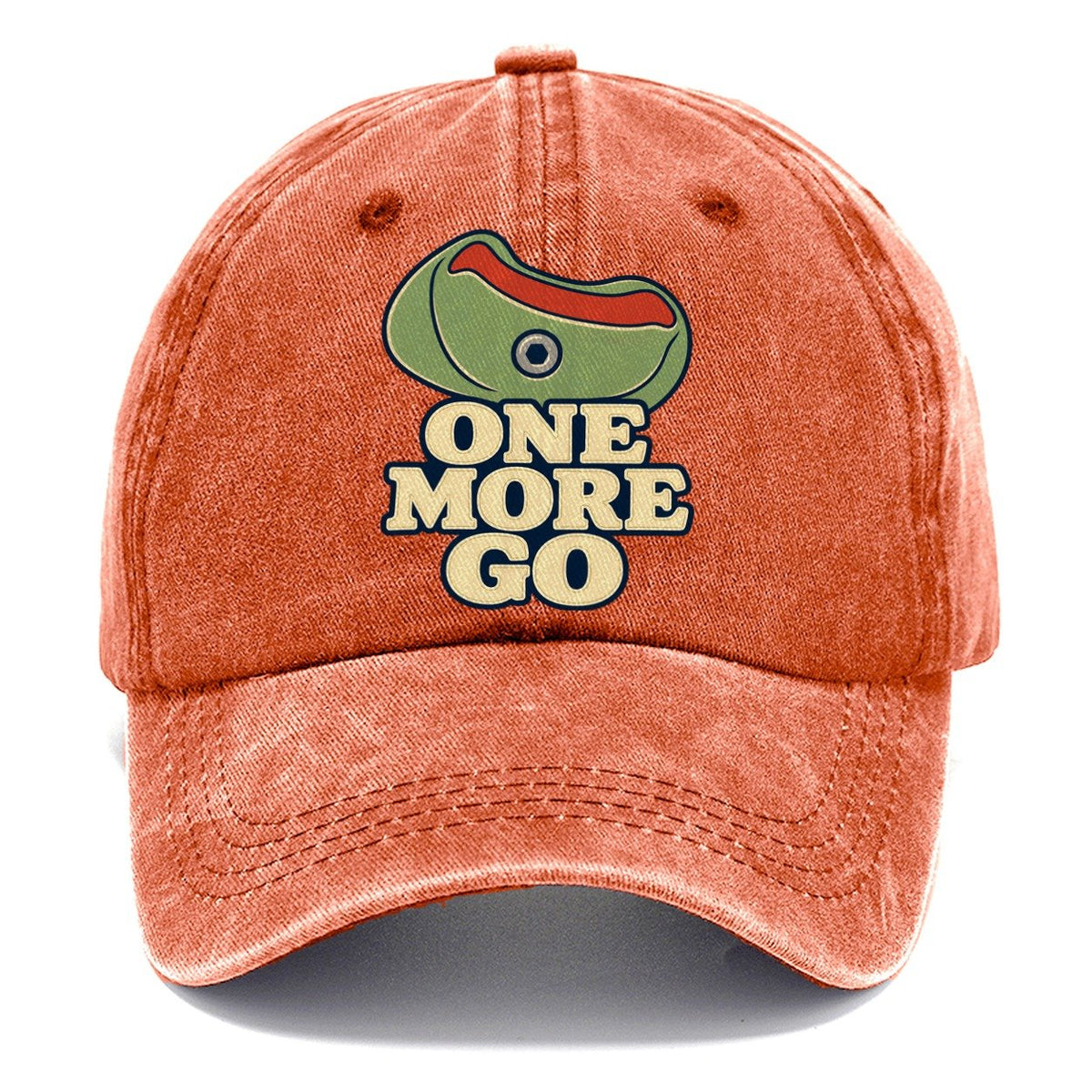 One More Go Rock Climbing Classic Cap – Terracotta Clay