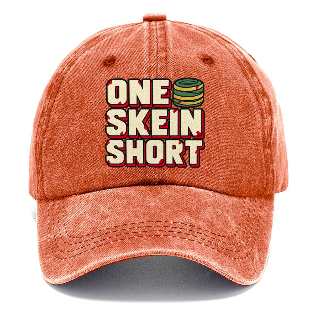 One Skein Short Yarn Crafts Classic Cap – Terracotta Clay