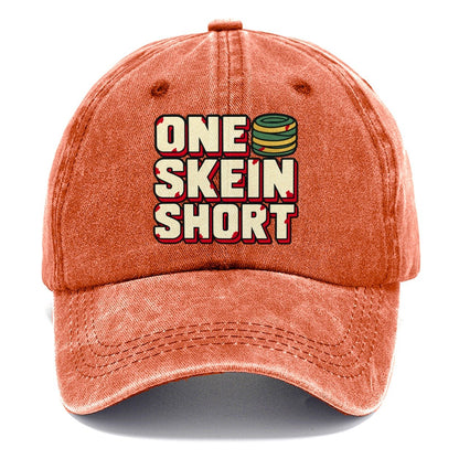 One Skein Short Yarn Crafts Classic Cap – Terracotta Clay