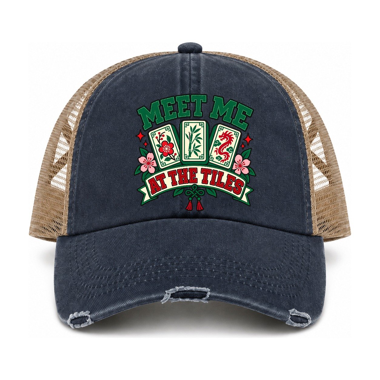 Navy-Khaki — front view
