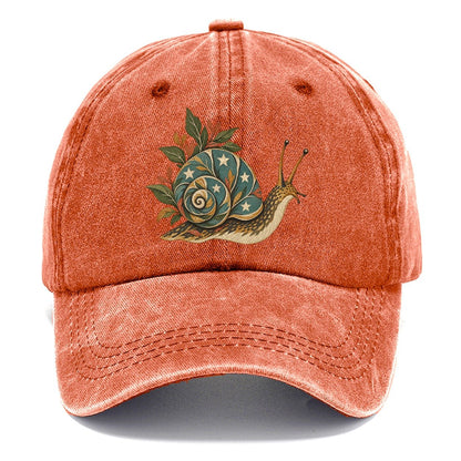 Snail Carrying Starlight Gentle Wild Classic Cap – Terracotta Clay