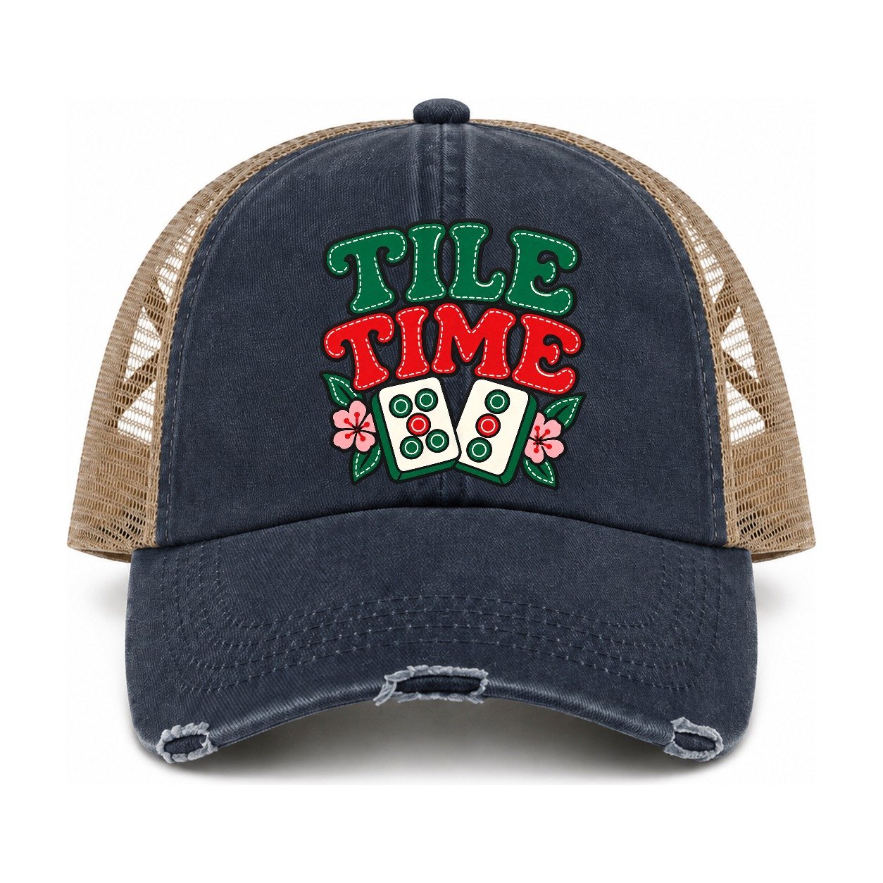Navy-Khaki — front view