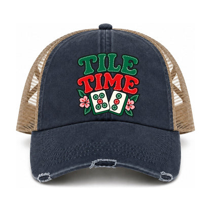 Navy-Khaki — front view