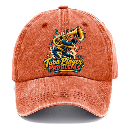Tuba Player Problems Music Instruments Classic Cap – Terracotta Clay