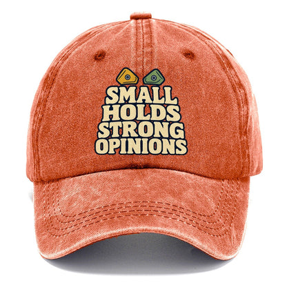 Small Holds Strong Opinions Rock Climbing Classic Cap – Terracotta Clay