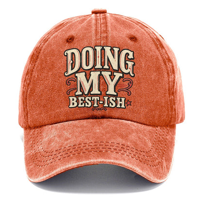 Doing My Best Ish American Wit Classic Cap – Terracotta Clay