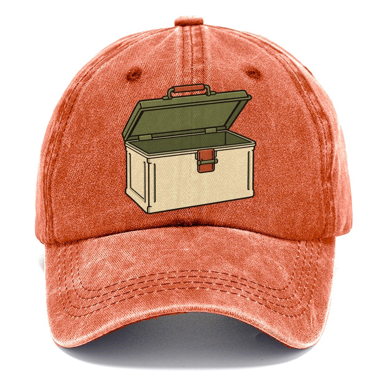 Ammo Box Three Quarter Geocaching Classic Cap – Terracotta Clay
