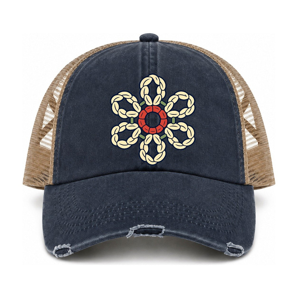 Navy-Khaki — front view