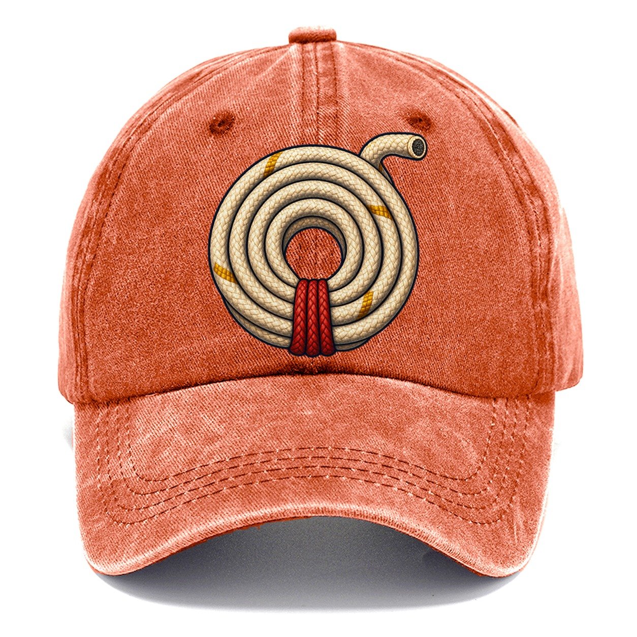 Coiled Climbing Rope Rock Climbing Classic Cap – Terracotta Clay