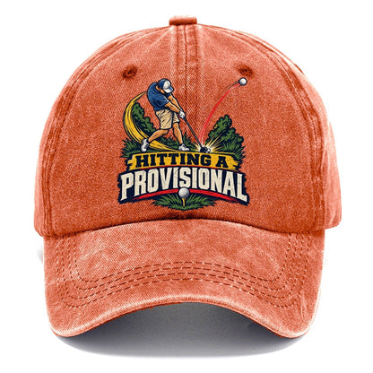 Hitting A Provisional Golf Life Classic Cap – Terracotta Clay