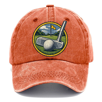 Putter And Ball Circle Golf Life Classic Cap – Terracotta Clay