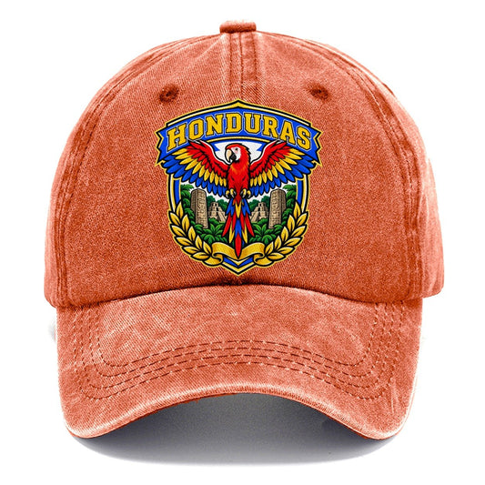 Honduras Retro Badge Country Logos Classic Cap – Terracotta Clay
