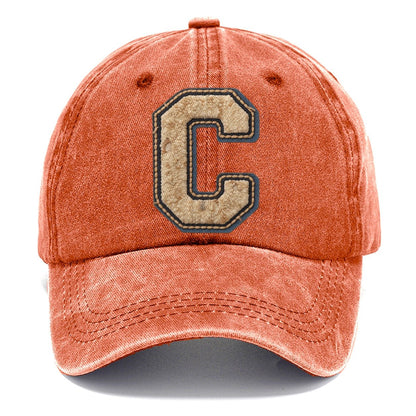 Varsity Chenille C Monogram Classic Cap – Terracotta Clay