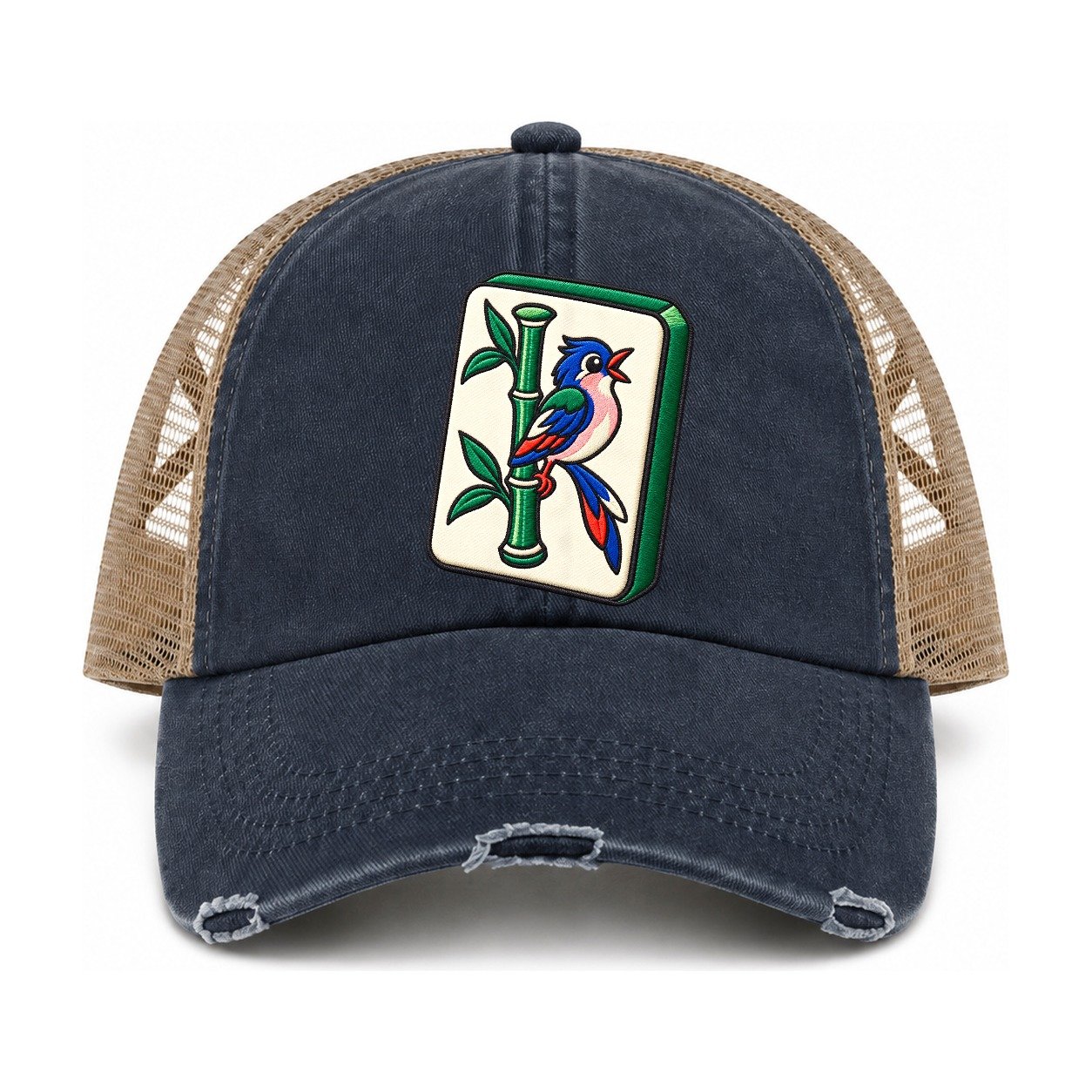 Navy-Khaki — front view