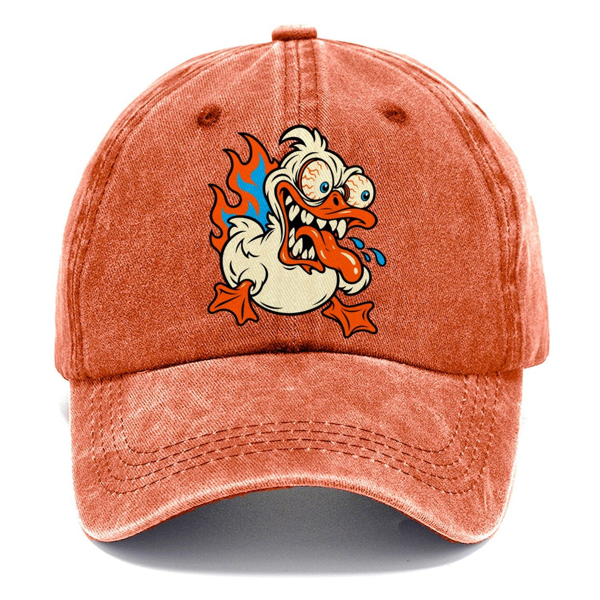 Rabid Rubber Duck Crazy Styles Classic Cap – Terracotta Clay