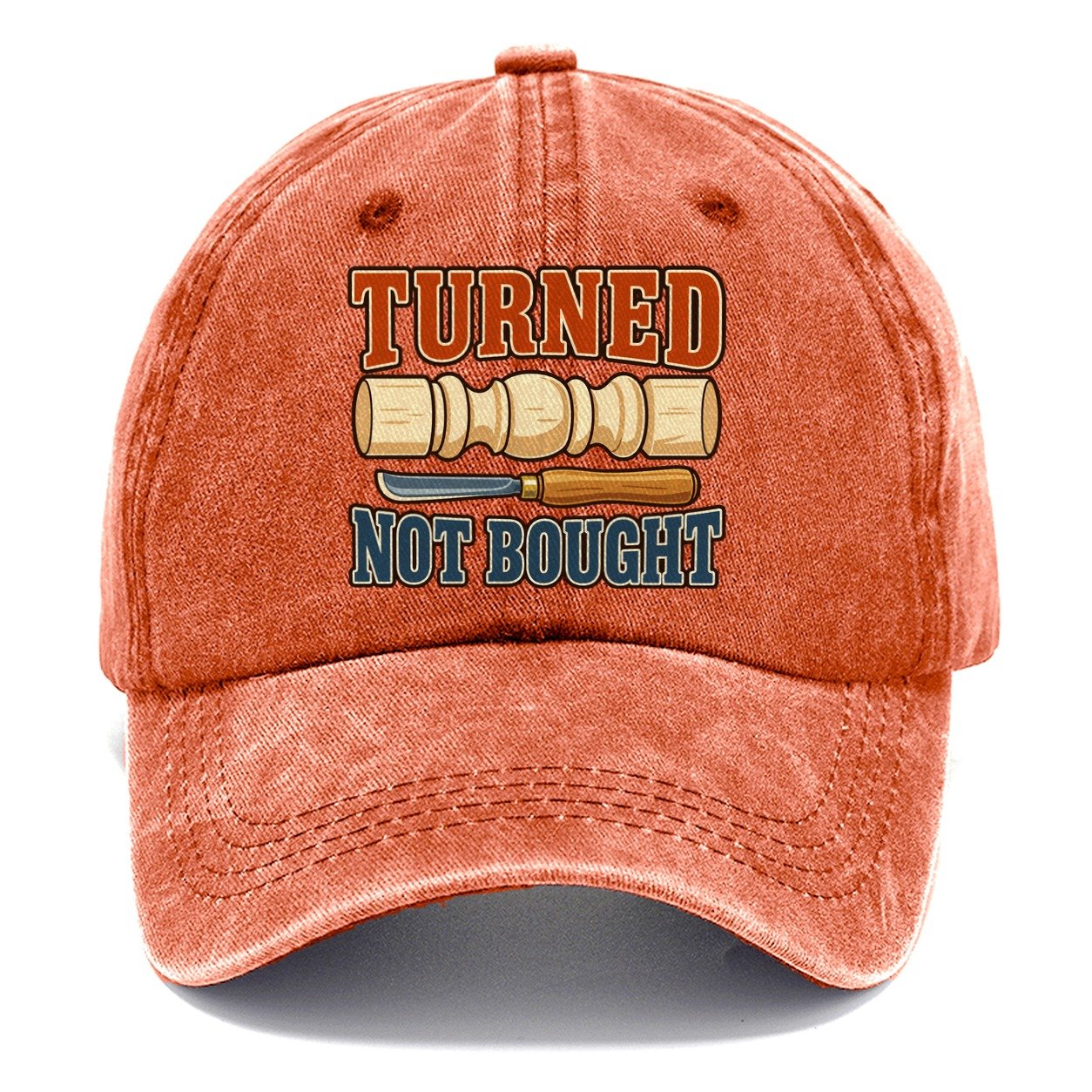Turned Not Bought Woodworking Classic Cap – Terracotta Clay