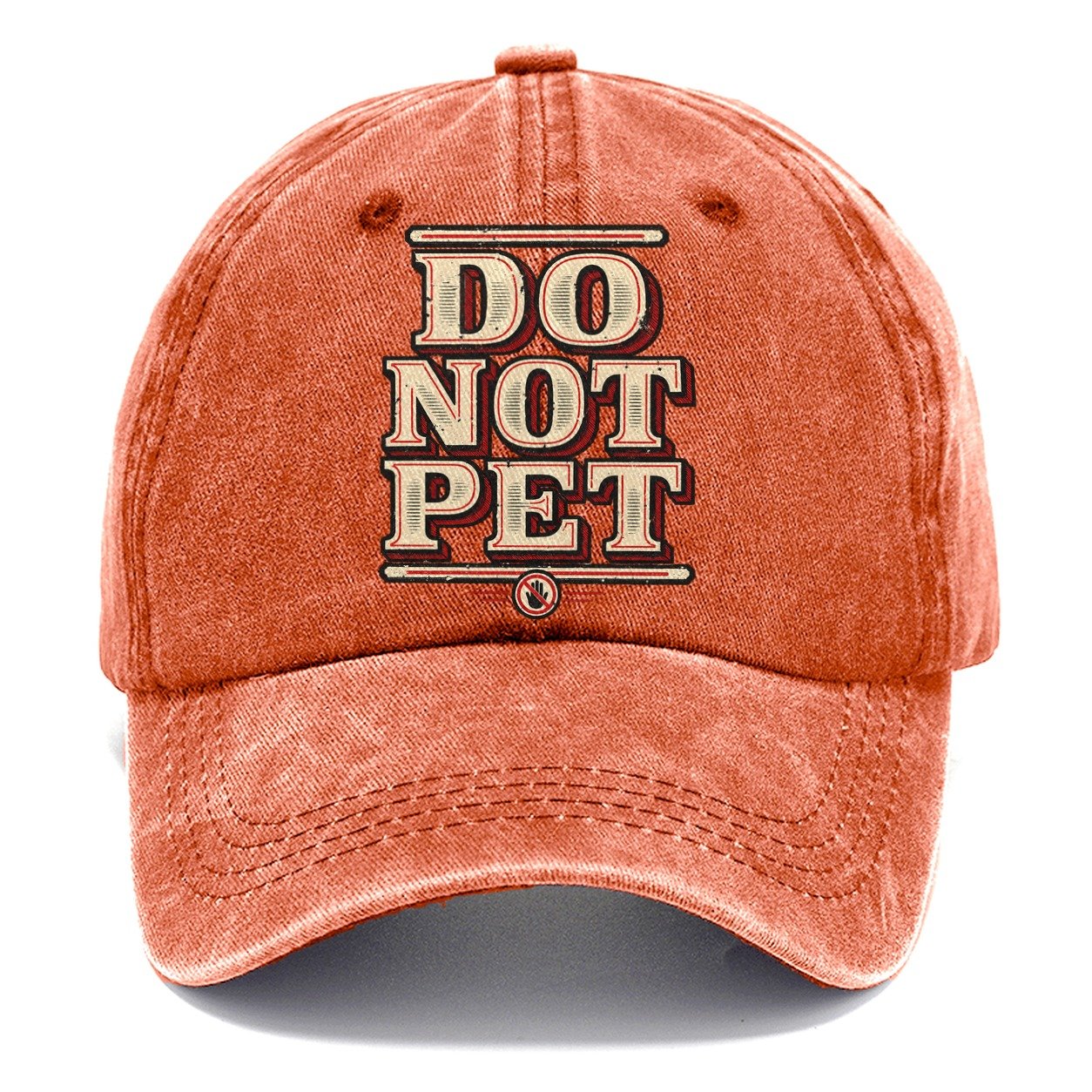 Do Not Pet American Wit Classic Cap – Terracotta Clay