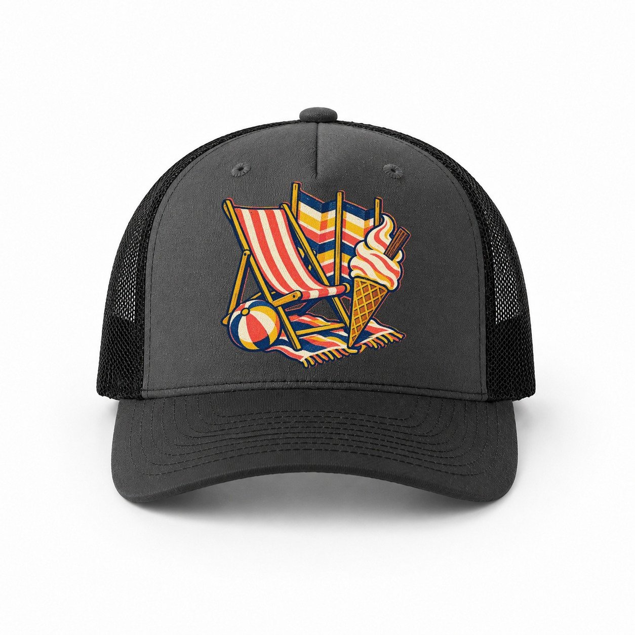 Dark Grey-Black — front view