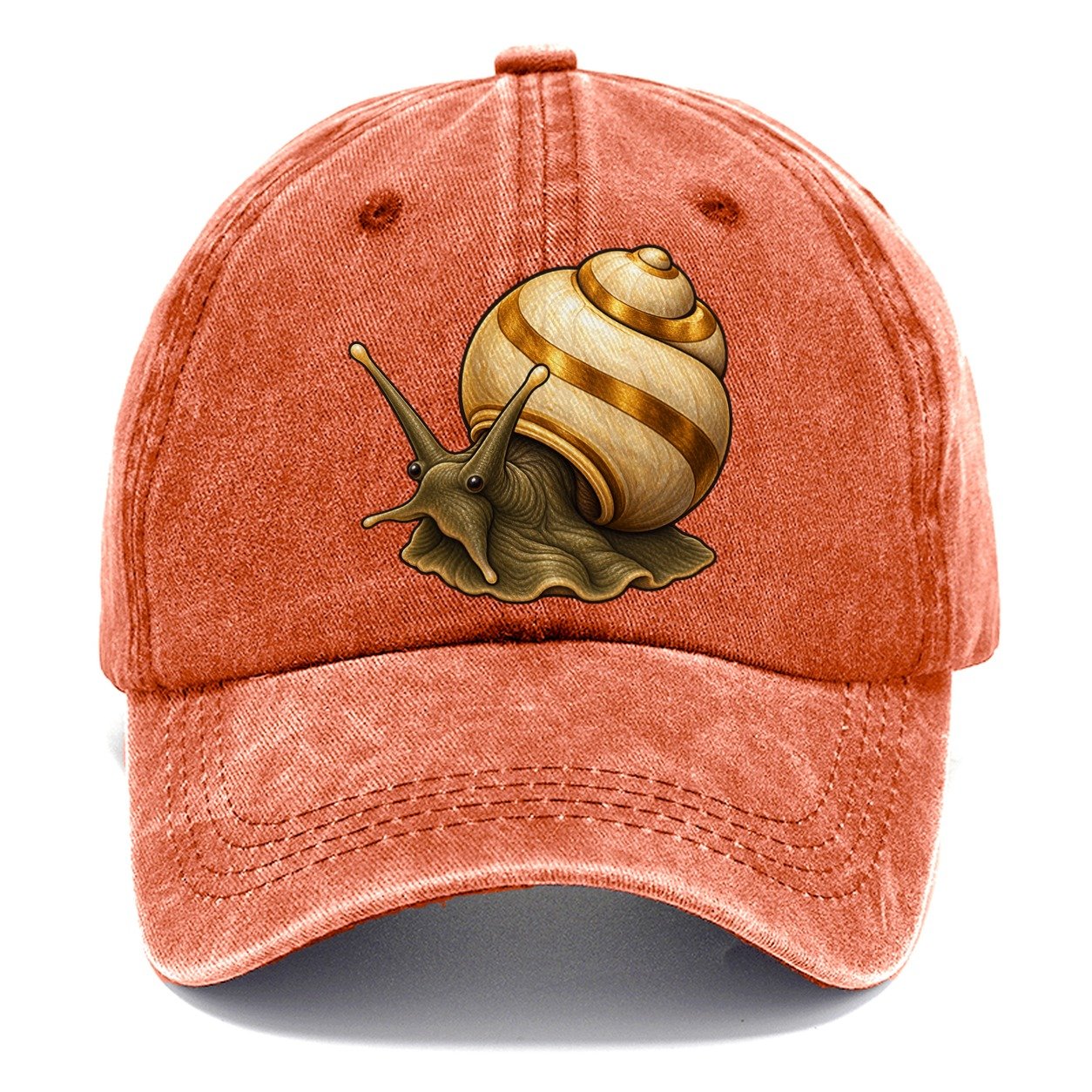 Mystery Snail Portrait Aquarium Keeping Classic Cap – Terracotta Clay