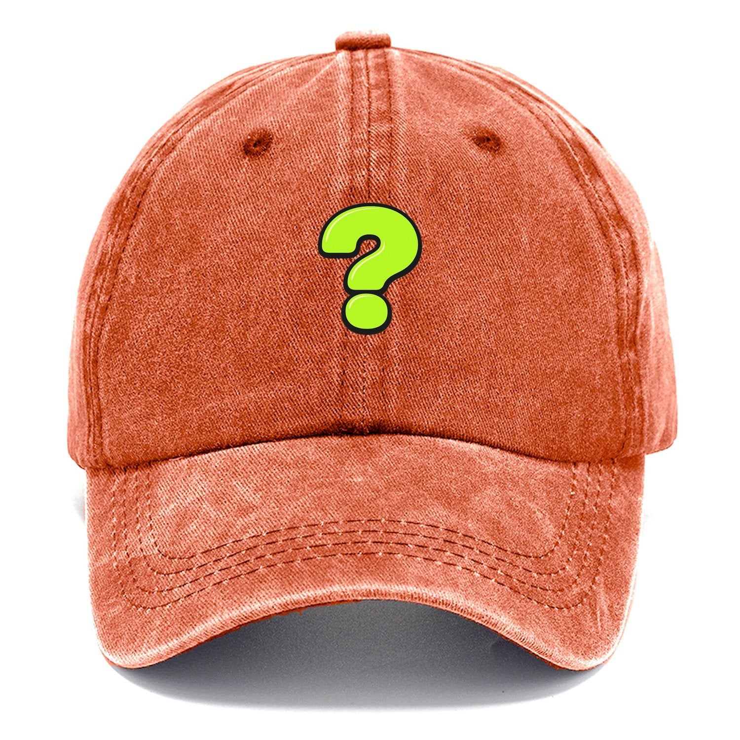 Neon Mystery Mark Classic Cap – Terracotta Clay