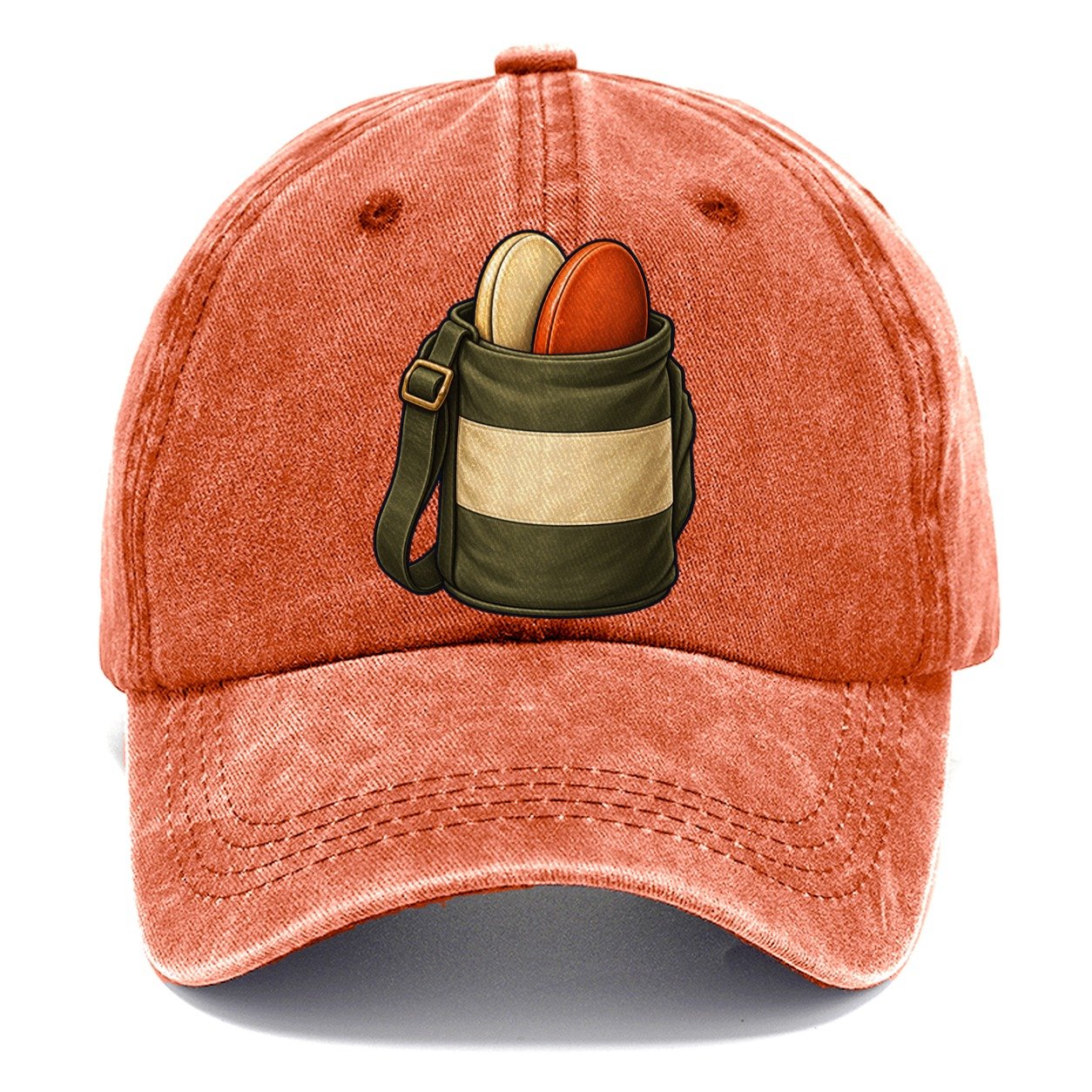 Course Bag With Standing Discs Disc Golf Classic Cap – Terracotta Clay