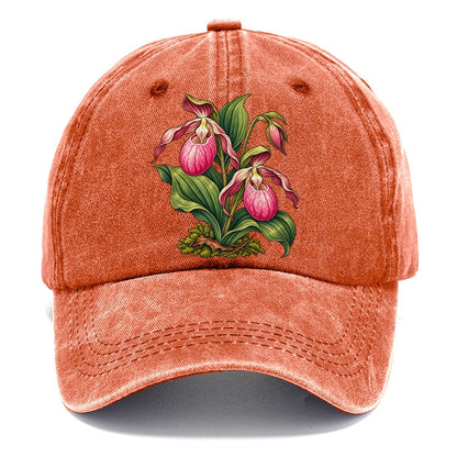 Prince Edward Island Lady S Slipper Canada Cultural Icons Classic Cap – Terracotta Clay