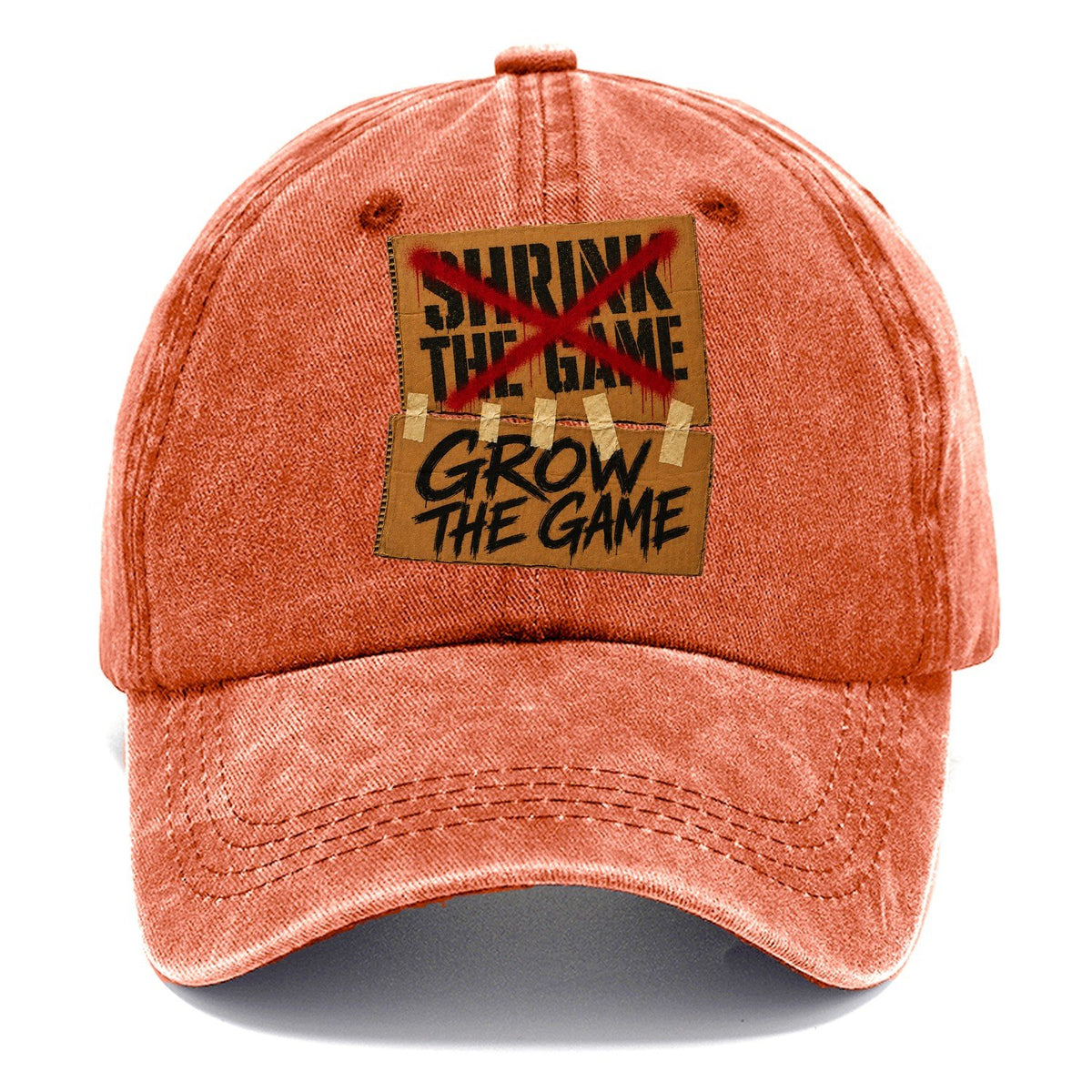 Grow The Game Protest Banner Classic Cap – Terracotta Clay