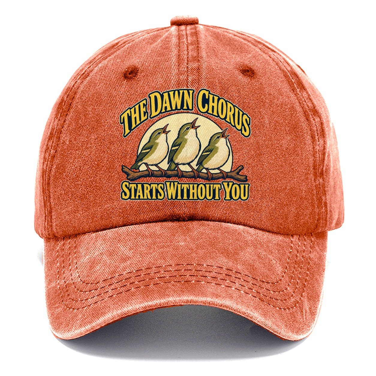 The Dawn Chorus Birdwatching Classic Cap – Terracotta Clay