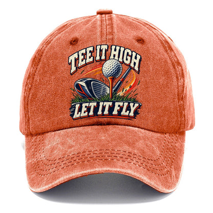 Tee It High Let It Fly Golf Life Classic Cap – Terracotta Clay