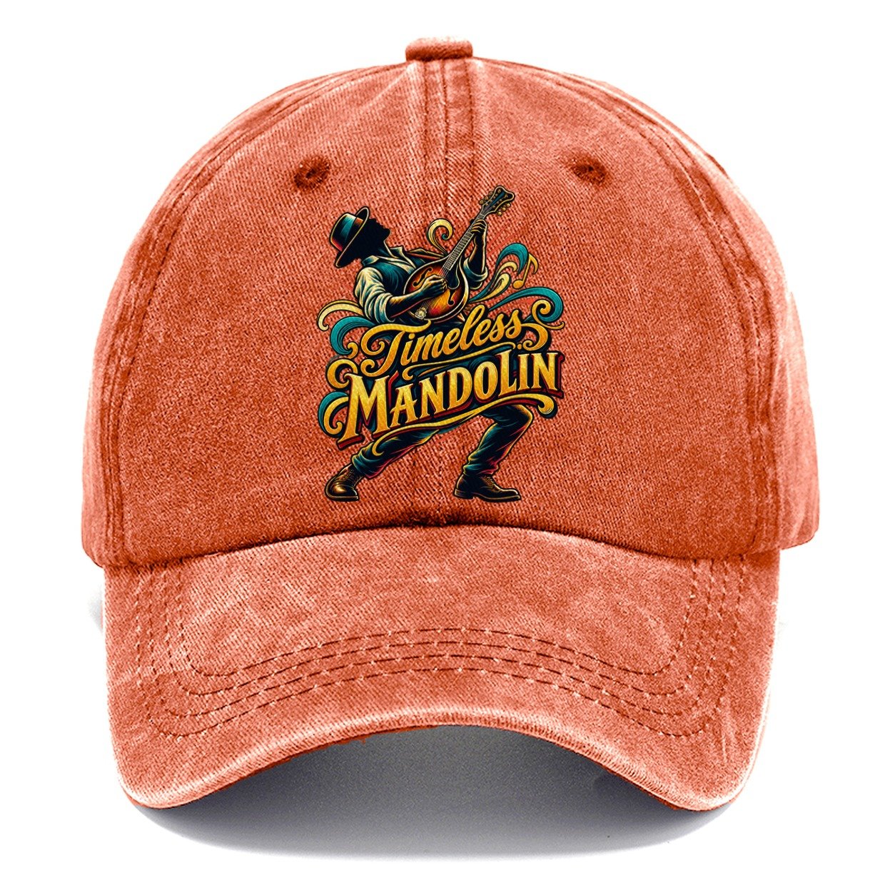 Timeless Mandolin Music Instruments Classic Cap – Terracotta Clay
