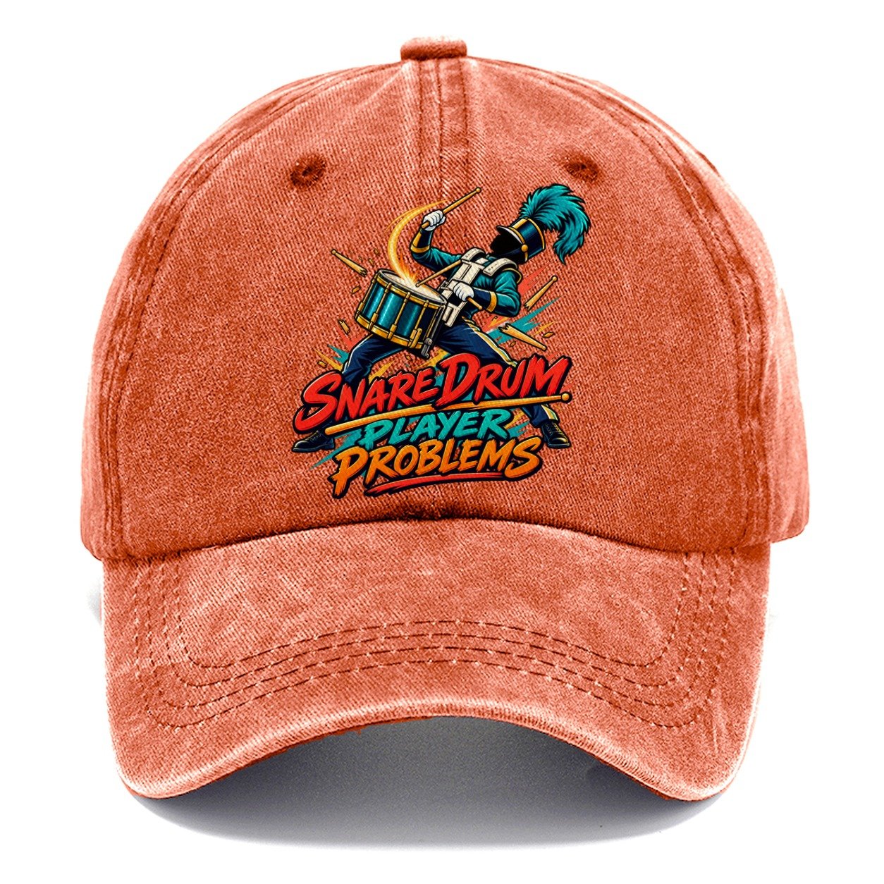 Snare Drum Player Problems Music Instruments Classic Cap – Terracotta Clay