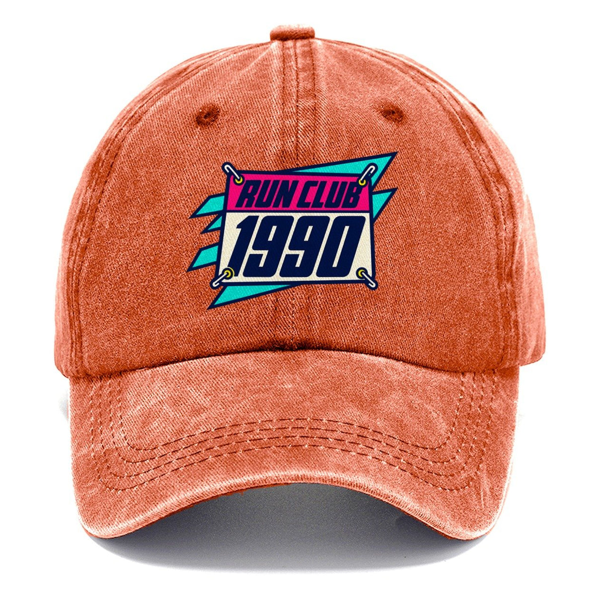 Race Bib 1990 Run Club 90S Running Clubs Classic Cap – Terracotta Clay