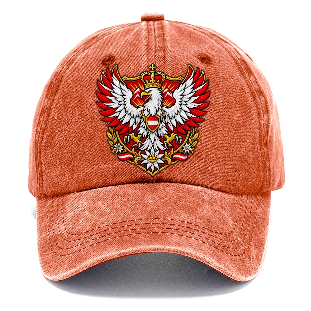 Austria Heraldic Crest Country Logos Classic Cap – Terracotta Clay