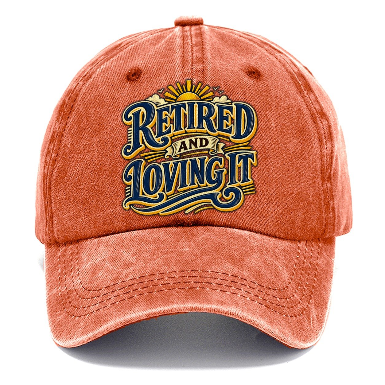 Retired And Loving It Retired Living Classic Cap – Terracotta Clay
