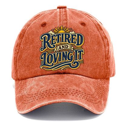 Retired And Loving It Retired Living Classic Cap – Terracotta Clay