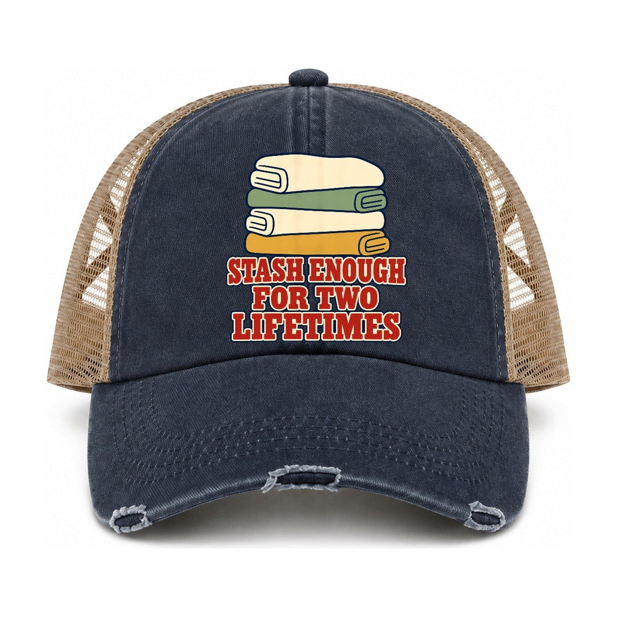 Navy-Khaki — front view