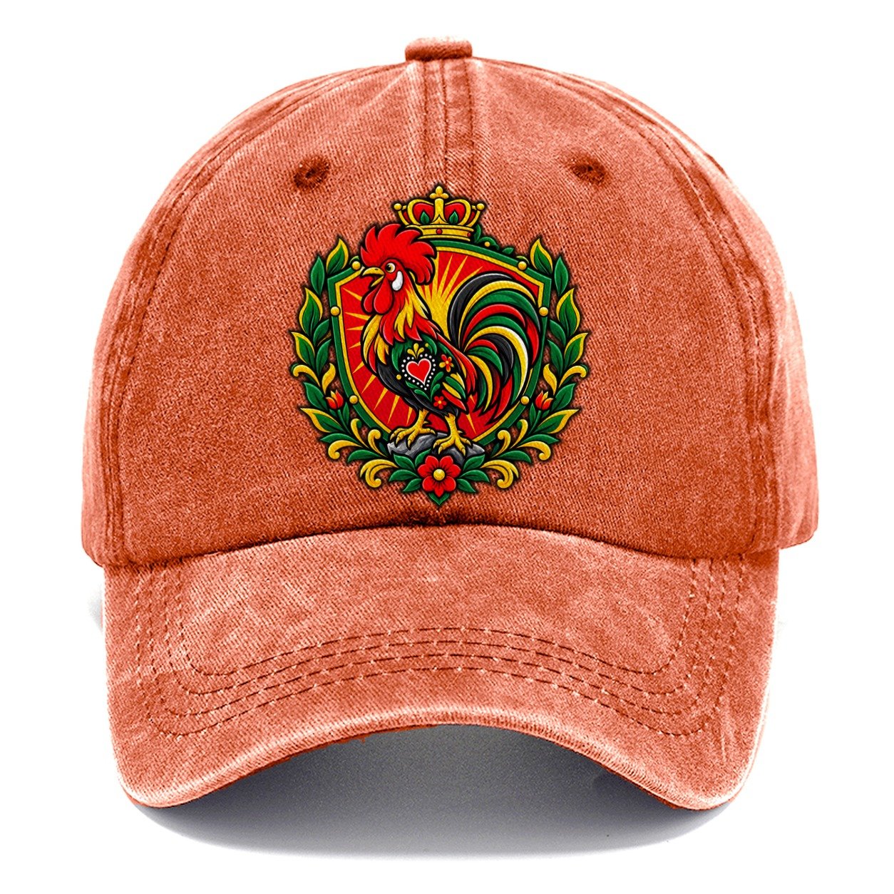 Portugal Heraldic Crest Country Logos Classic Cap – Terracotta Clay