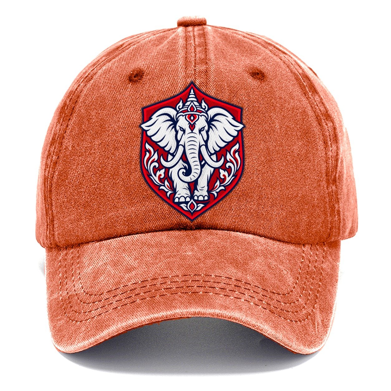 Thailand Minimal Emblem Country Logos Classic Cap – Terracotta Clay