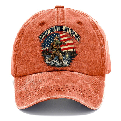 Retired From Work Not From Life Old Man Strong Classic Cap – Terracotta Clay