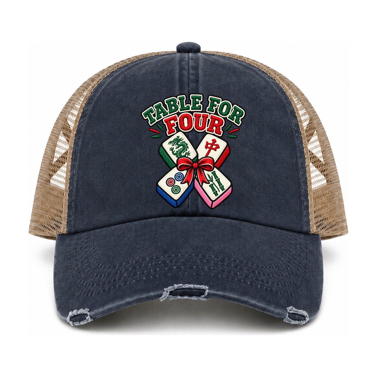 Navy-Khaki — front view