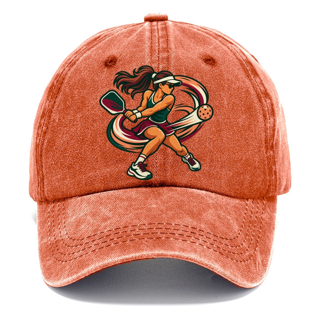 Backhand Winner Pickleball Life Classic Cap – Terracotta Clay