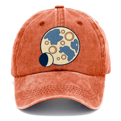 Lunar Surface Study Astronomy And Stargazing Classic Cap – Terracotta Clay
