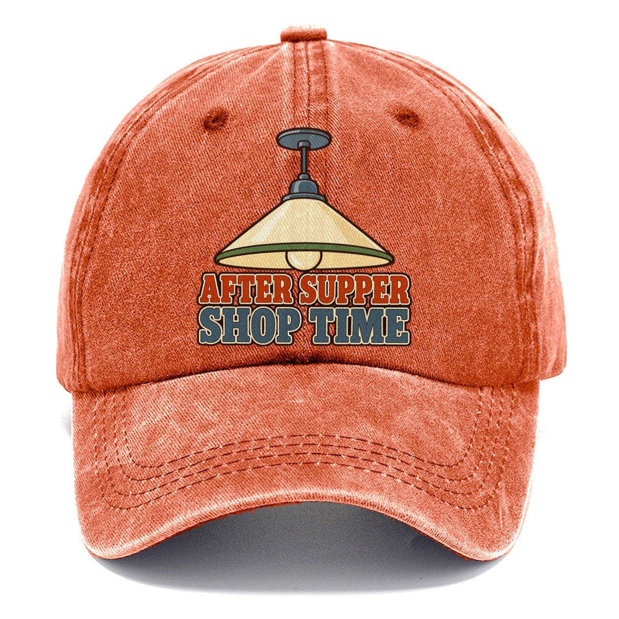 After Supper Shop Time Woodworking Classic Cap – Terracotta Clay