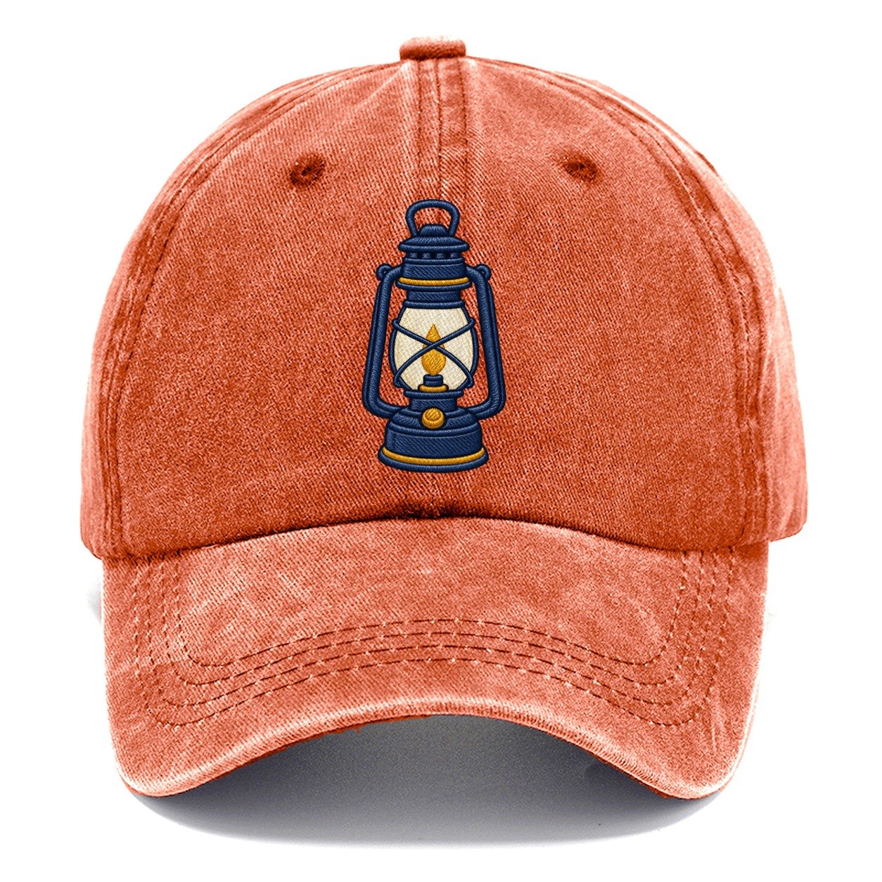 Camp Lantern Tiny Solo Marks Classic Cap – Terracotta Clay
