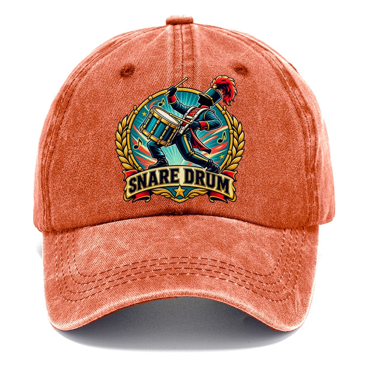 Snare Drum Crest Music Instruments Classic Cap – Terracotta Clay